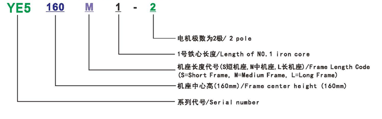 YE5型号说明